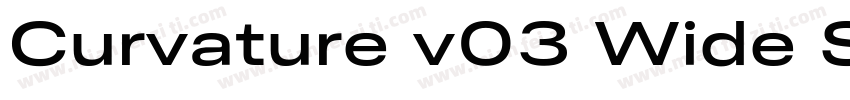Curvature v03 Wide Semibold字体转换